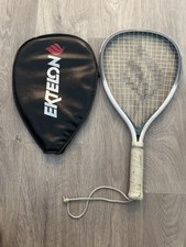 Vintage Ektelon Quazar Racquetball Racquet X-Small White-Blue Trim  Soft Case