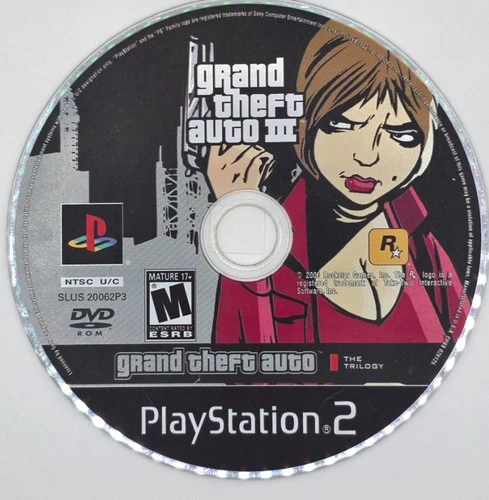 Grand Theft Auto III PS2 Disc Only PlayStation 2 Game