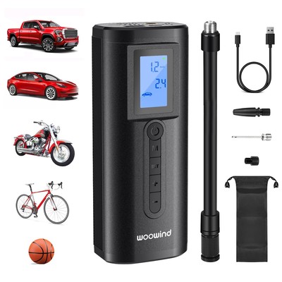 AP2-P Akku Kompressor Elektrische Luftpumpe Auto und Fahrradpumpe elektrisch ...