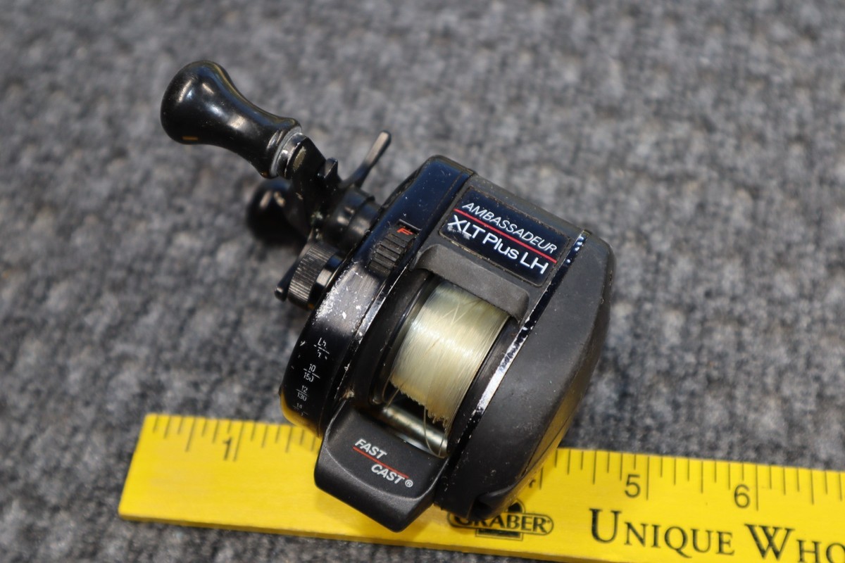 Abu Garcia Ambassadeur Reel XLT Plus LH Bait Casting Black Sweden
