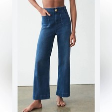 Anthropologie Pilcro The Skipper Wide-Leg Jeans Sz 29