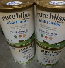 4 New Cans Pure Bliss Similac Irish Farms Infant Formula 24.7 oz Exp 02/2027