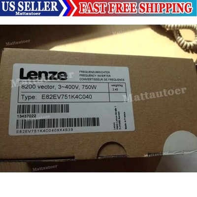US Free TAX E82EV751_4C040 NEW LENZE E82EV751K4C040 8200 Vector 7.5kW