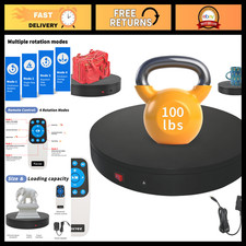 Motorized Rotating Display Turntable - 360  Photography Stand, Speed Adjustable,