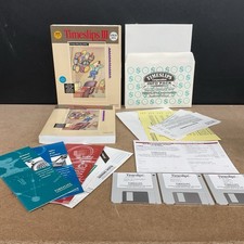 Timeslips III Version 2.1 For Apple Mac DOS 3.5  Disks Vintage Computing