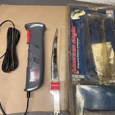 American Angler Electric 12v Fillet Knife Car Boat 31001 USA Fish New Old Stock