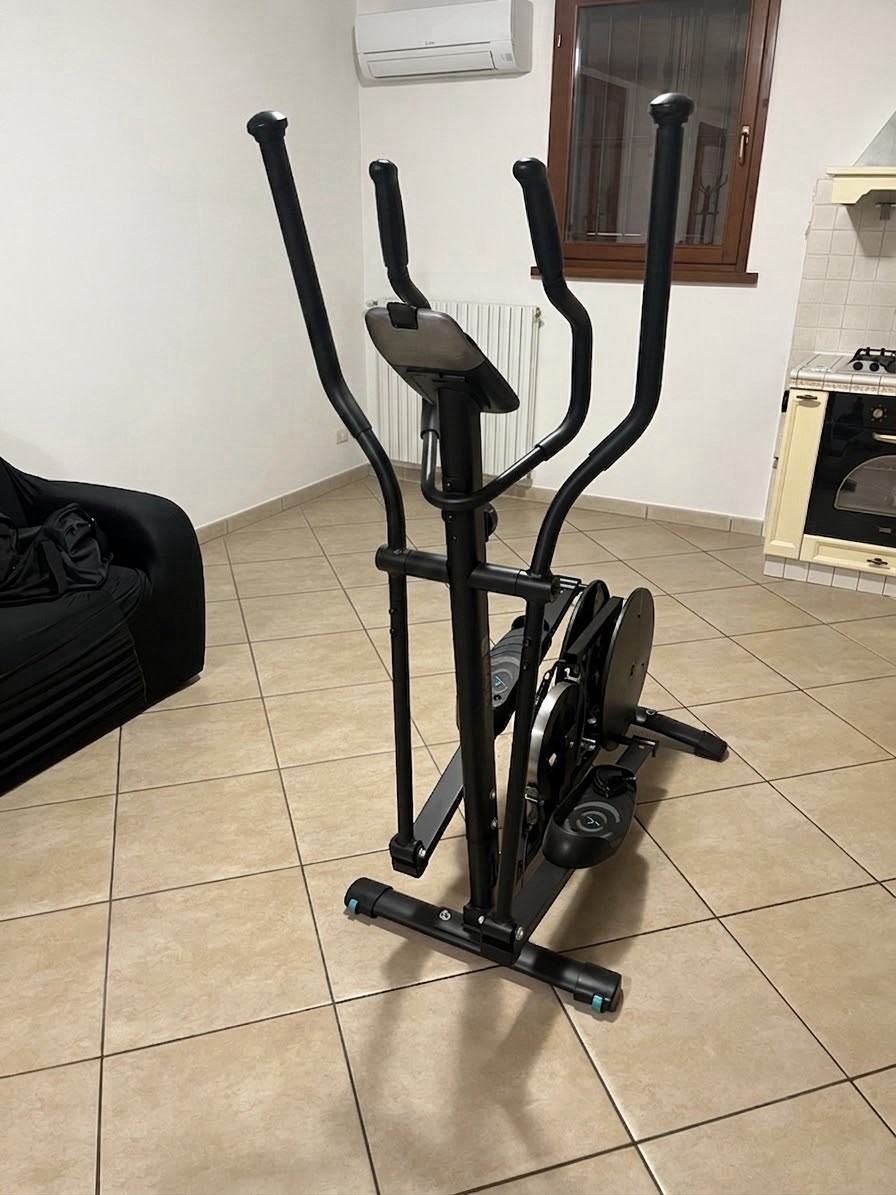 Decathlon Domyos C3.0 Ellittica Bluetooth 9 programmi max 130 kg Nero