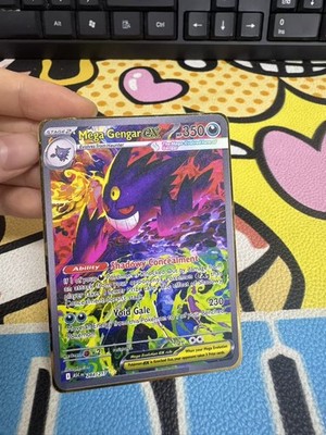 Metal Pokemon Card Mega Gengar ex 284 gift for children