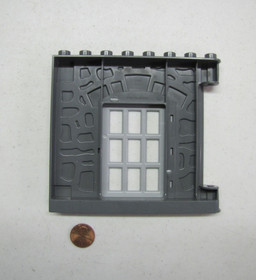 Lego Duplo Gray Wall with Grey Door 1X8X8 Knight's Castle Building 4777 4785