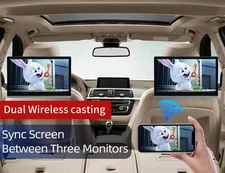 14" Universal Car TV Headrest Player Rear Monitor Video USB TF WIFI Androind 13