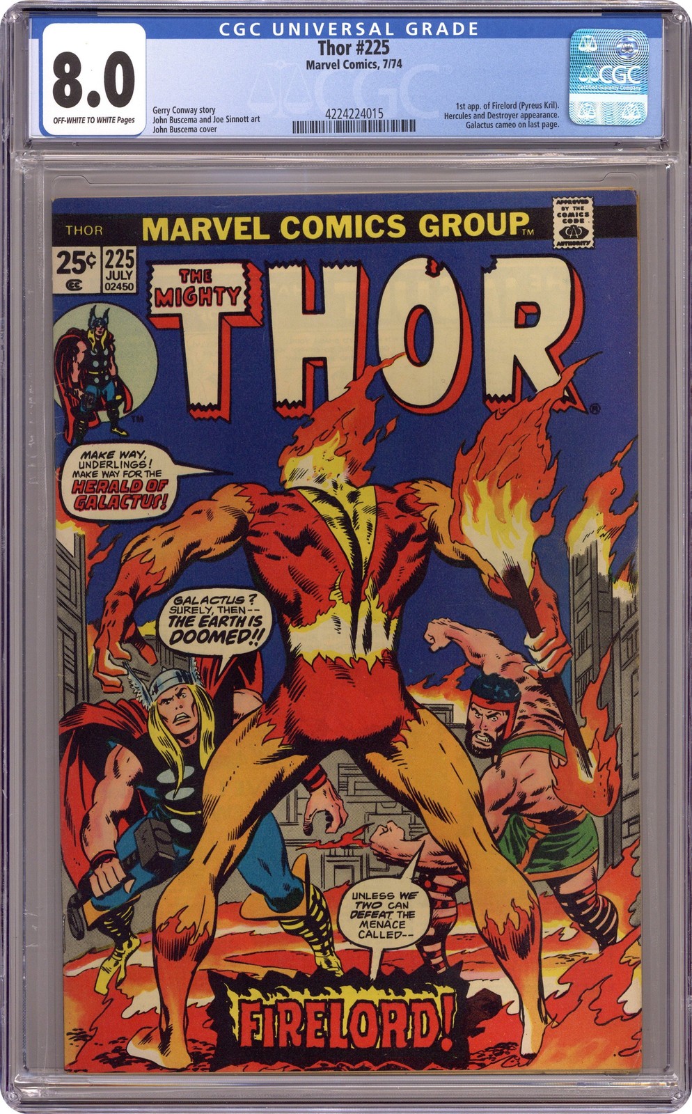Thor #225 Value - GoCollect