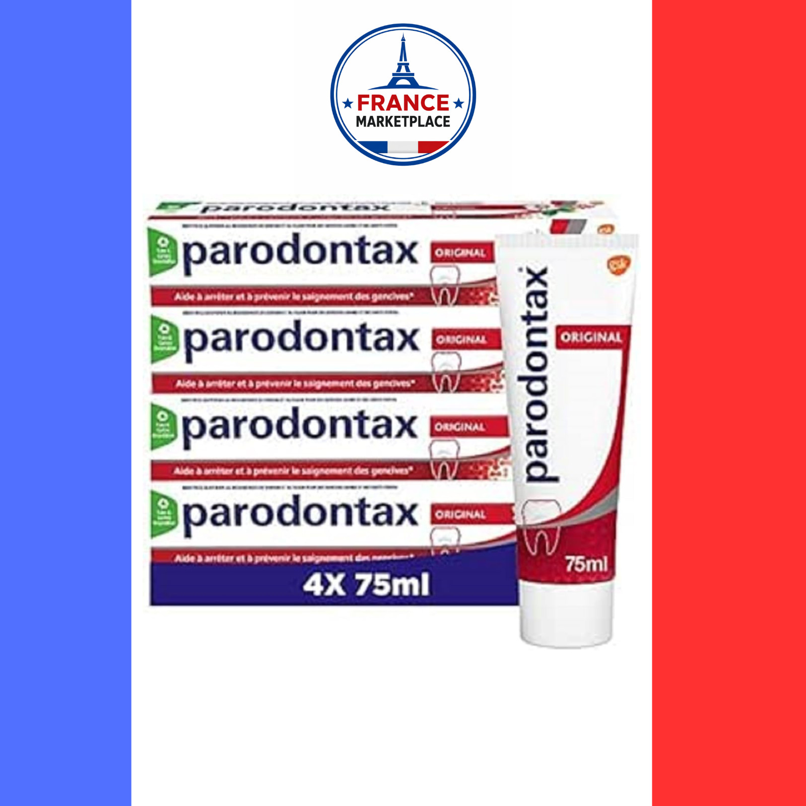 Dentifrice Parodontax Original Pâte 75ml Action Anti-tartre pour les Gencives