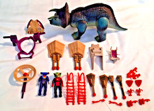 1987 Tyco Dino-Riders Triceratops Near Complete Works!