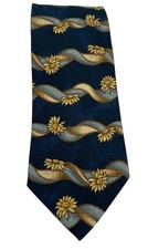 ERMENEGILDO ZEGNA Mens 100  Silk Tie ITALY Multicolor Sz 57x3.5 TB18 NW/OTs