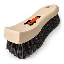 Leather Cleaning Brush, Long Bristle Horse Hair Car Cleaning Brush for Car