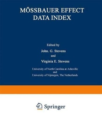 Mssbauer Effect Data Index - 9781475759051