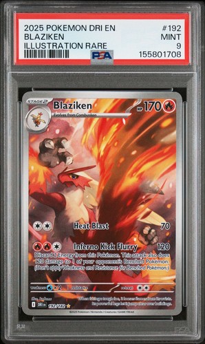 Blaziken graded PSA 9 for sale on eBay