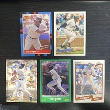 Lot Of 5 Different Tony Gwynn Cards - Donruss, Bazooka. Fleer, Score Pacific 