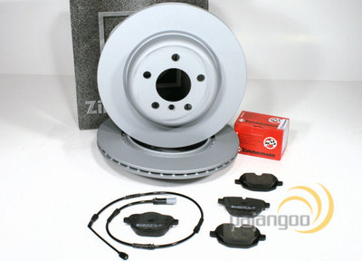 Zimmermann Bremsen Ø 345 mm Beläge hinten für BMW 5er 6er 7er 8er X3 X4 X5 X6 X7