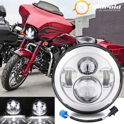7'' LED Headlight For Harley Road King Street Glide Electra Glide Ultra Classic