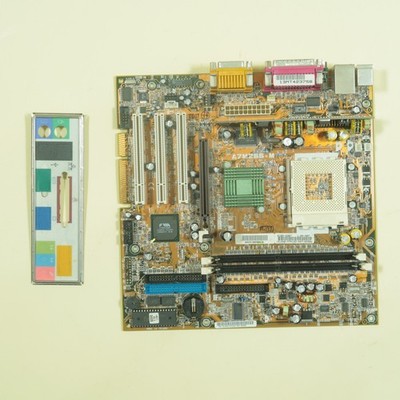 HP ASUS A7M266-M Motherboard Rev 1.01 OEM Socket A MicroATX PCI DDR IO Shield