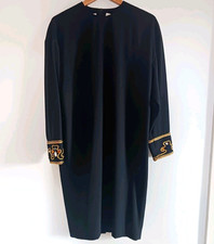 Vtg Liz Claiborne Dress Little Black Sheath 90s Y2K Gemstone JEWEL CUFFS Sz 14