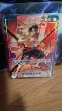 Bandai One Piece Card Game Portgas D. Ace OP06-001 Leader Chinese Foil Full Art