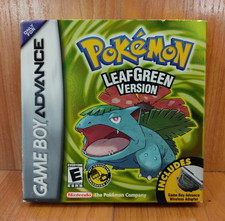 vgc BOX ONLY lot Pokemon LeafGreen Leaf Green gameboy adv gba NOT cib NO GAME