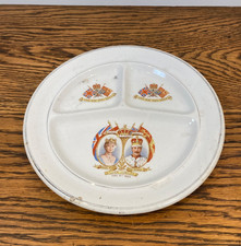 RARE KING GEORGE V QUEEN MARY JUBILEE 1935 DIVISIONAL SERVING PLATER PLATE