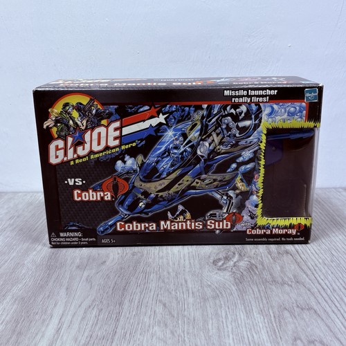 G.I. 2001 Joe vs. Cobra Mantis Sub con scatola e stampe blu - Foto 13 di 19