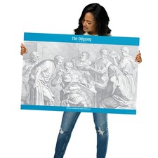 Coloring Poster: The Odyssey - Odysseus welco...