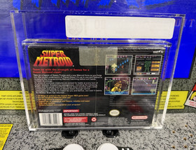 1994 SNES Super Metroid VGA 80 NM SEALED Phantoon Early Production WATA PSA 9.4