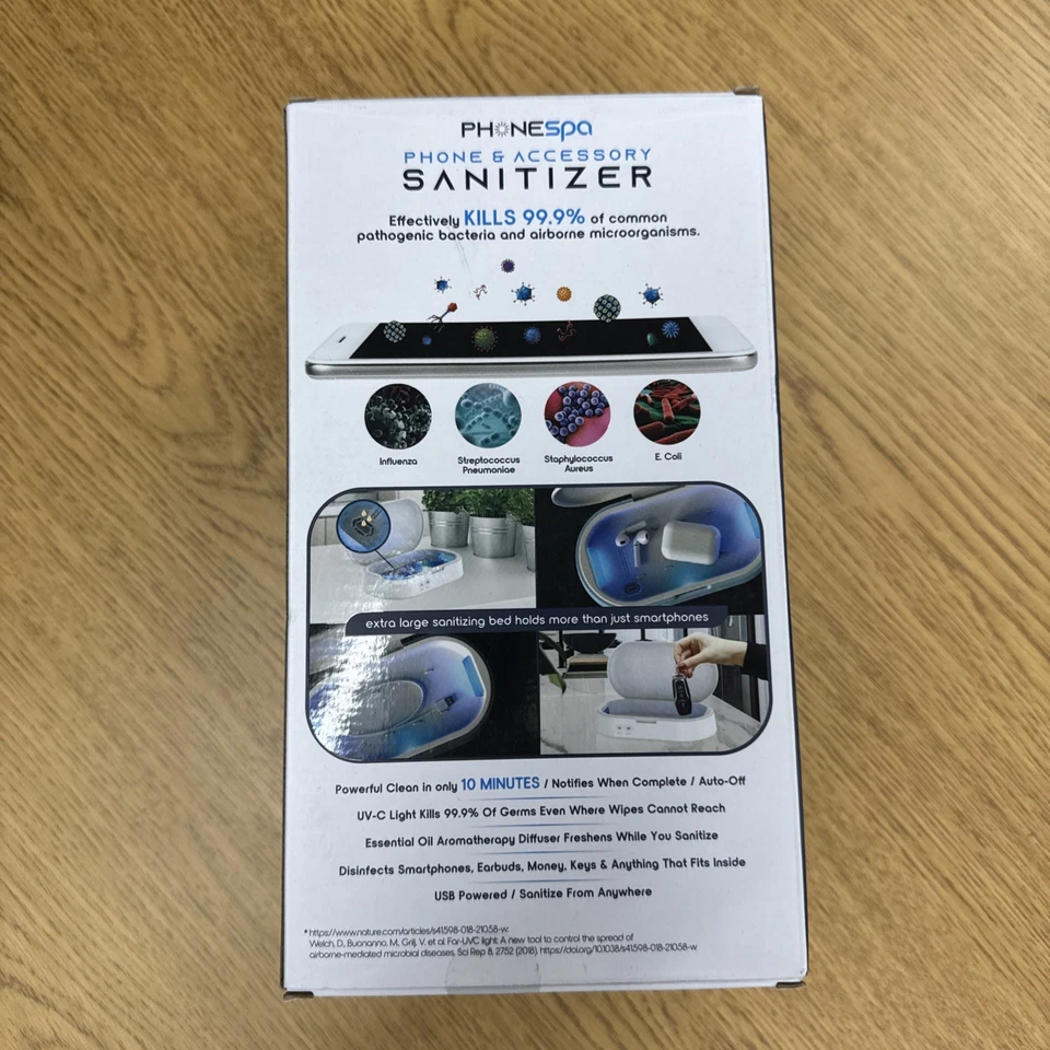 PhoneSpa Phone and Accessory Sanitizer Aromatherapy Diffuser Sanitizer - Image 2 of 2