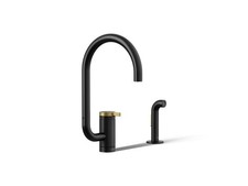 KOHLER K-28272-BMB Components 1.5 GPM Single Hole Kitchen Faucet READ