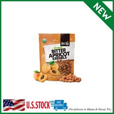 Organic Bitter Raw Apricot Kernel Premium Seeds 16oz Gluten Free Vegan USDA 1 lb