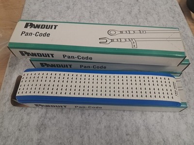 Panduit PCM-4 Wire Marker Cards, 25 cards