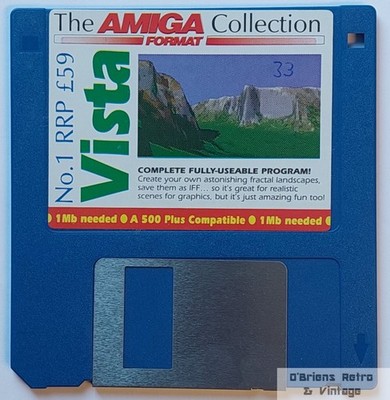 The Amiga Format Collection - Vista - Complete Fully-useable Program - Floppy