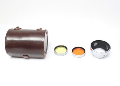 Voigtländer Sonnenblende 310/29 29mm. 2x Filter+ Leder Etui. Nr.884