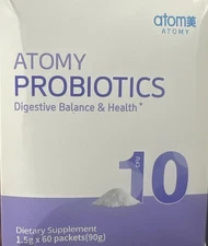Atomy Probiotics 10 Billion CFU Digestive Balance & Health 60 Packets