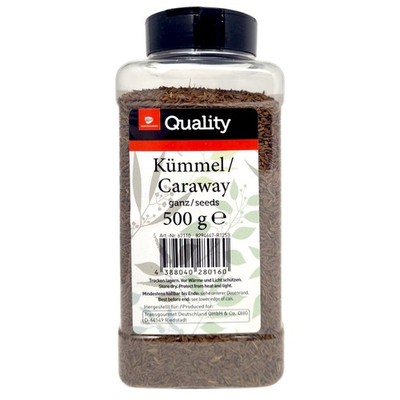 Transgourmet Quality Kümmel ganz 500g Dose Vorrat Gewürz Caraway (25,98 EUR/kg)