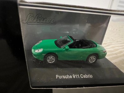 Schuco 452592400, Porsche 911 Cabrio grün, Maßstab 1:87, OVP und Neu.