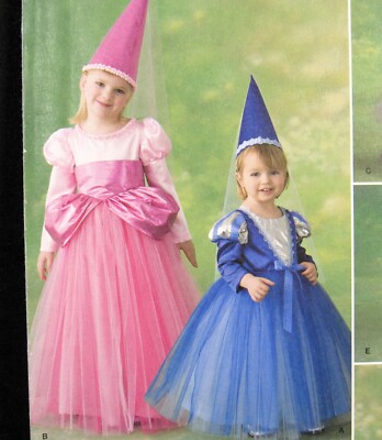 Girl Princess Halloween Costumes Size 4 - 8 Simplicity Pattern 2569 Girl Princess Halloween Costumes Size 4 - 8 Simplicity Pattern 2569