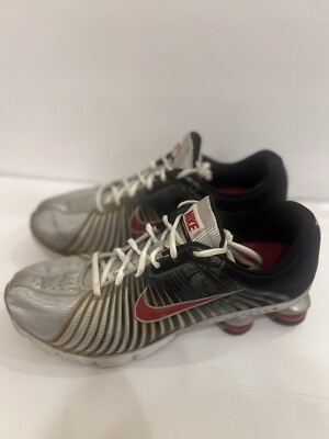 2007 NIKE Experience Shox Men's Sports Shoes Size 12 US Silver/Red