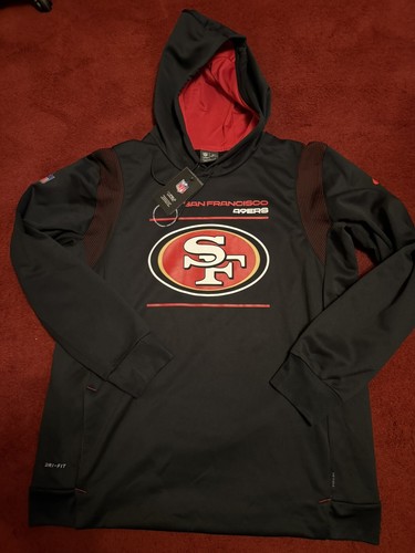 NWT 49ers nike sweatshirt XL SAN FRANCISCO NFL HOODIE ON FIELD TEAM ISSUED