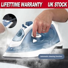 Image of Steam Iron 2400W Non-stick Soleplate Dry/steam Iron Self Clean 350ml Water Tank