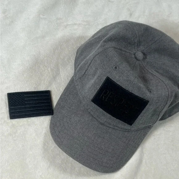 Under Armour Respect Gray Patch Patch USA Flag RE… - image 3