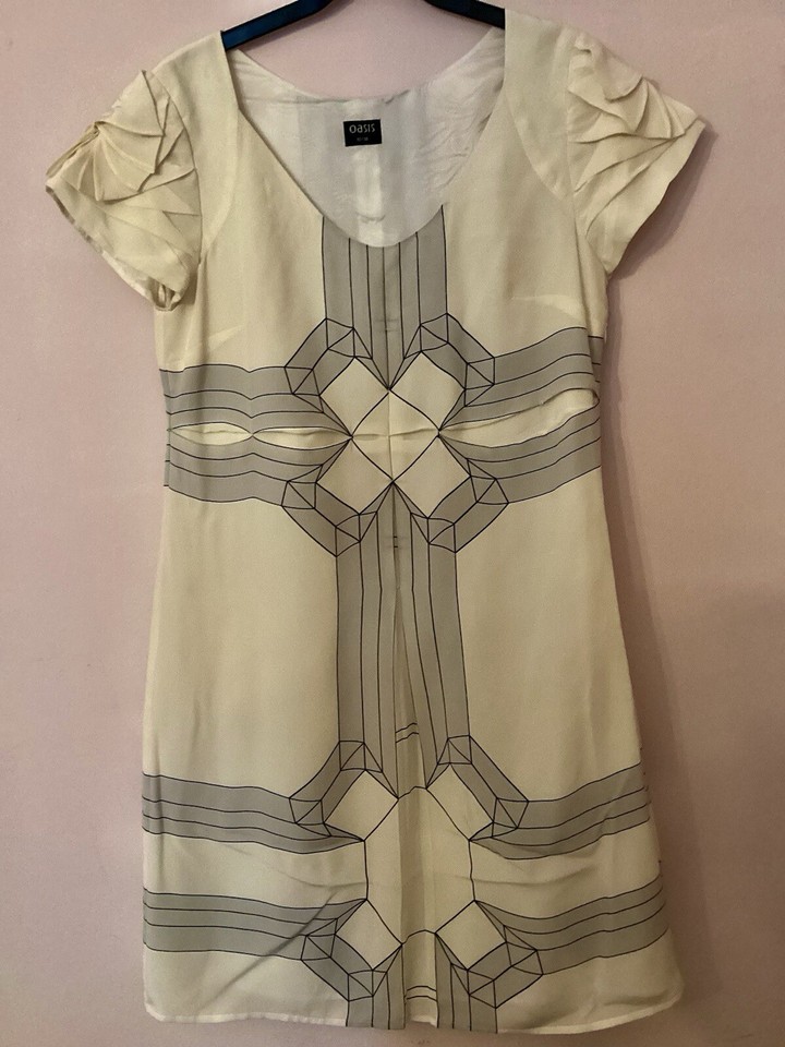 Oasis Mini Dress Womens Daywear Dresses with an Art Deco vibe eBay