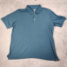 King Size Polo Shirt Mens Extra Large Big Blue Short Sleeve Casual Golf Preppy