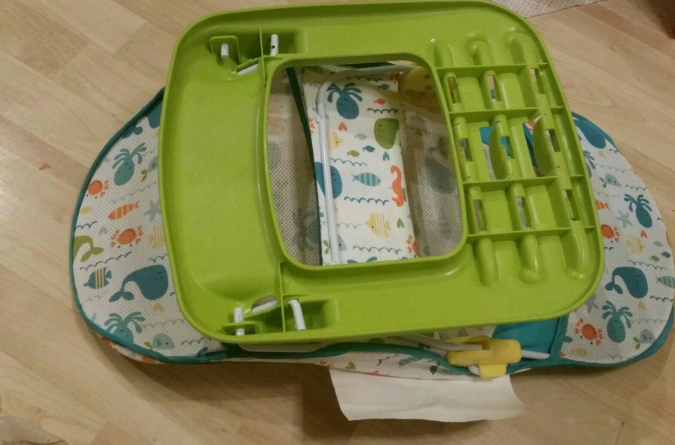 Asiento de baño de bebé de verano silla soporte para bañera recién nacido fregadero baño soporte de ducha Foto 4 de 4