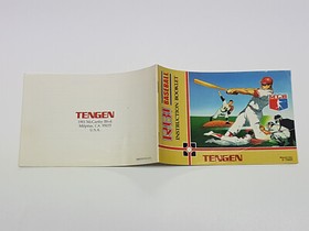 RBI Baseball Tengen Authentic NES Nintendo Manual Only *